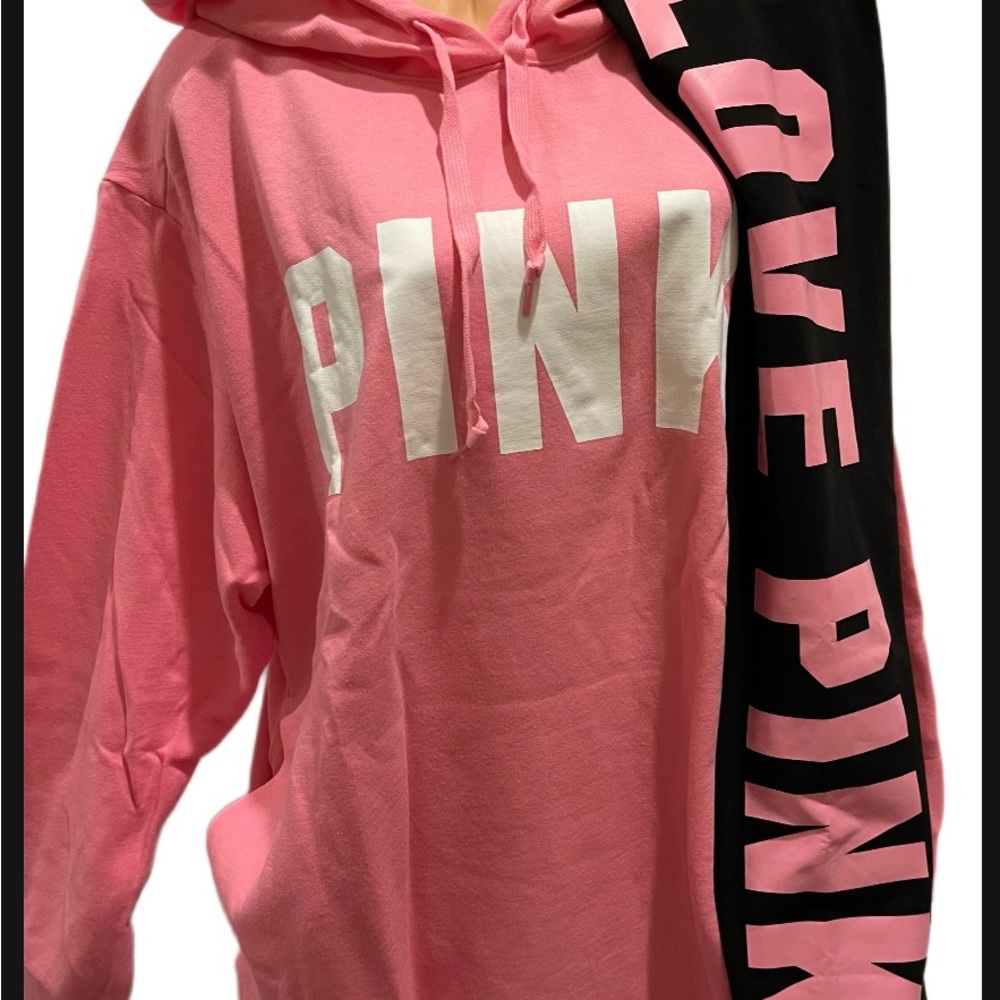 NEW VICTORIAS SECRET PINK L XL XXL 2PX SET HOODIE & LEGGINGS - Picture 4 of 5